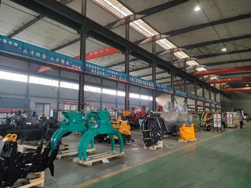 Wood Log Grapple Hydraulic Rotary Wood Grapple Log Grapple For Excavator 6T 14 Ton