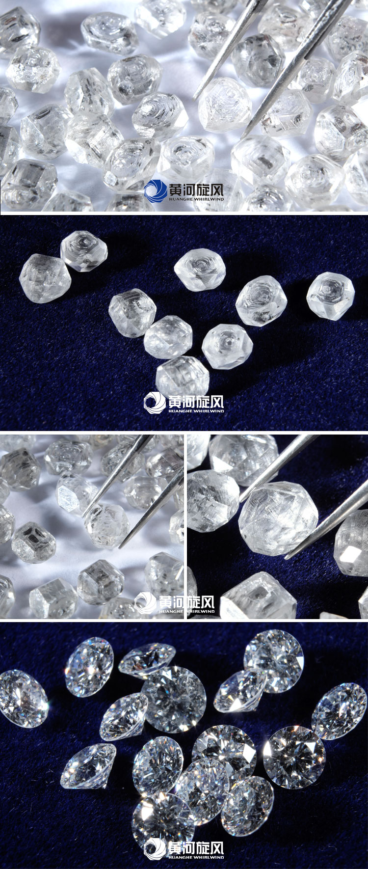 accurate grading Rough Not Natural 1 Carat Lab Grown Diamond
