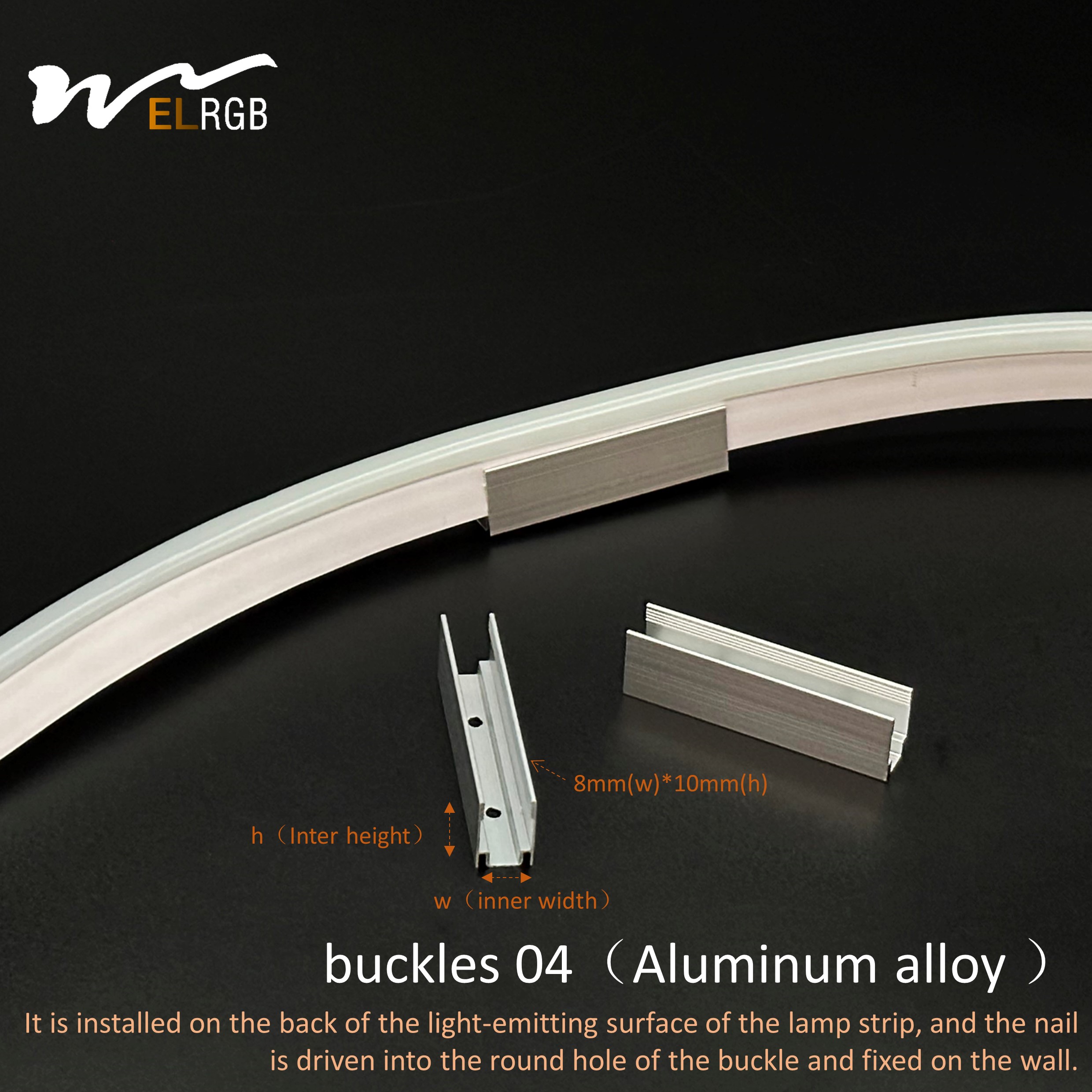 3014 5730 2835 5050 LED Light Strip Buckle Fixer Translucent Product Weight kg 0.01