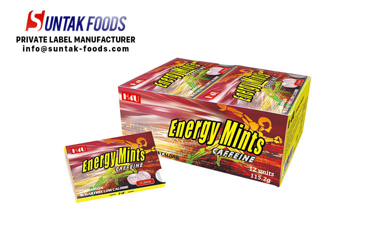 High Energy Mints Candy For Healthy Supplement , Sugar Free Mints Blister Pack