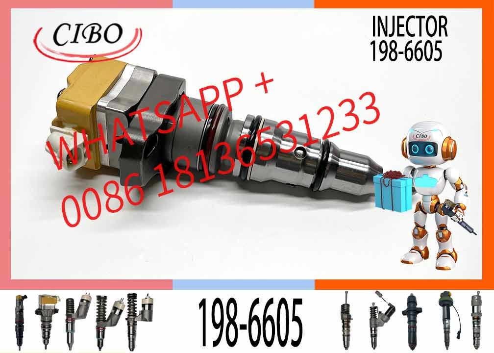 Fuel Injector 128-6601 198-6605177-4754 10R-0782 128-6601 222-5966 for Excavator Engine 3126 3126B