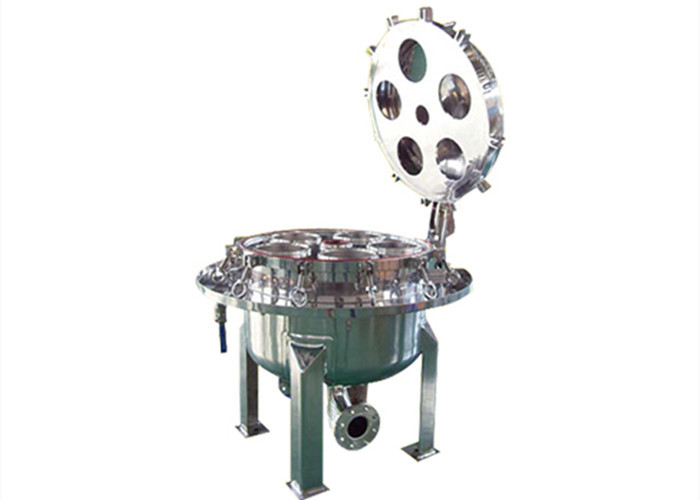 Stainless Steel Liquid Filter Housings 6 - 40m3/H Design Flow For Food Standard Weight