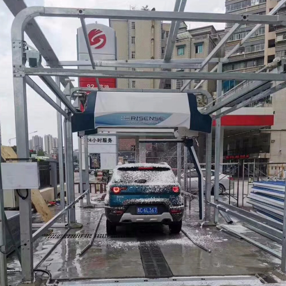 Automatic High Pressure Car Wash Machine With 5 Brushes 12ml Wax Consumption