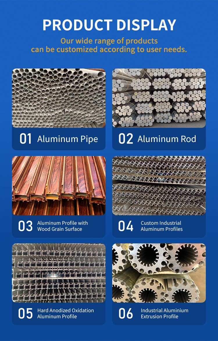Customized T5 T6 6063 Aluminum Profile Import From with Customized Design
