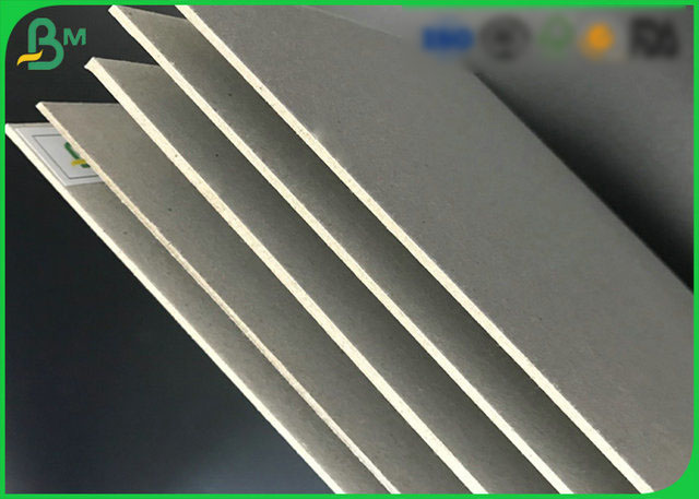 Hard Stiffness 2mm Thick Recycled Grey Card Board / Grey Chipboard For Book Covers
