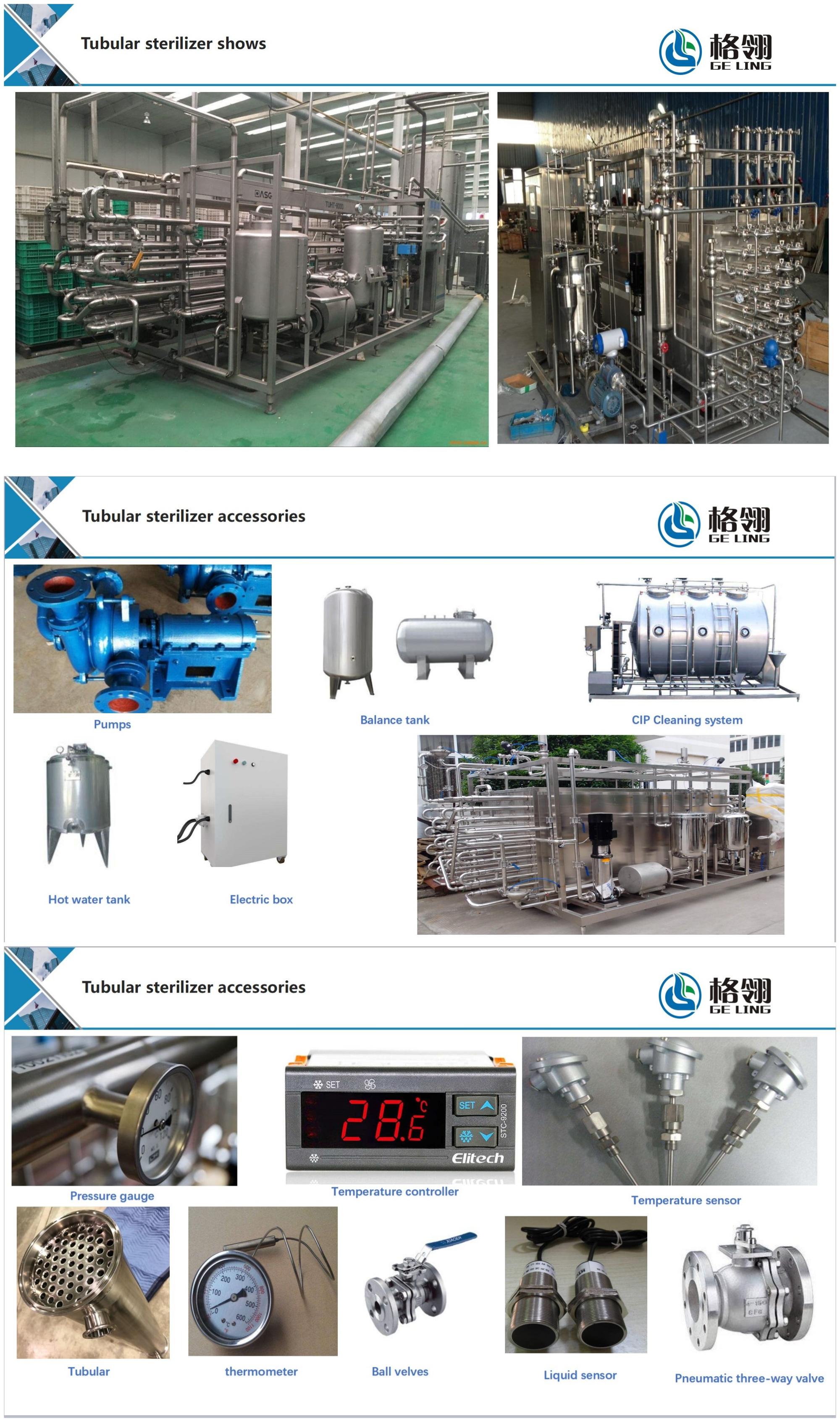 Stainless Steel Sterilization Machine High Temperature 1-100ton For Juice And Drink