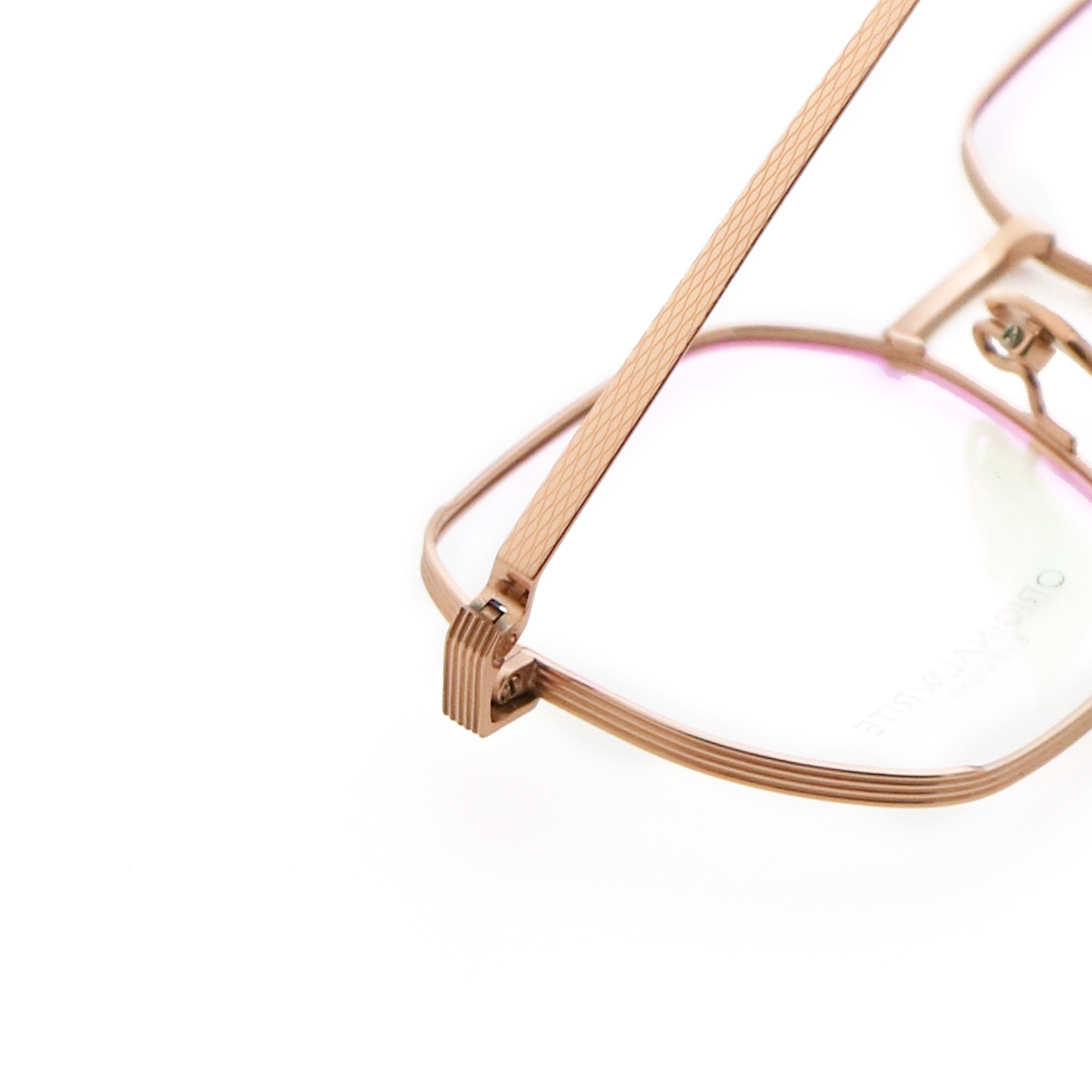 Fashion Designer IP Plating Pure Titanium Optical Frames 88203
