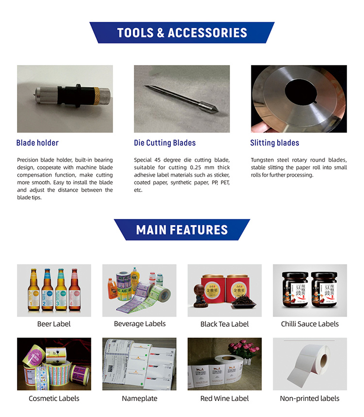 VR240 High Speed Label Cutting Machine with Cold Lamination and Auto Digital Roll Die Cut