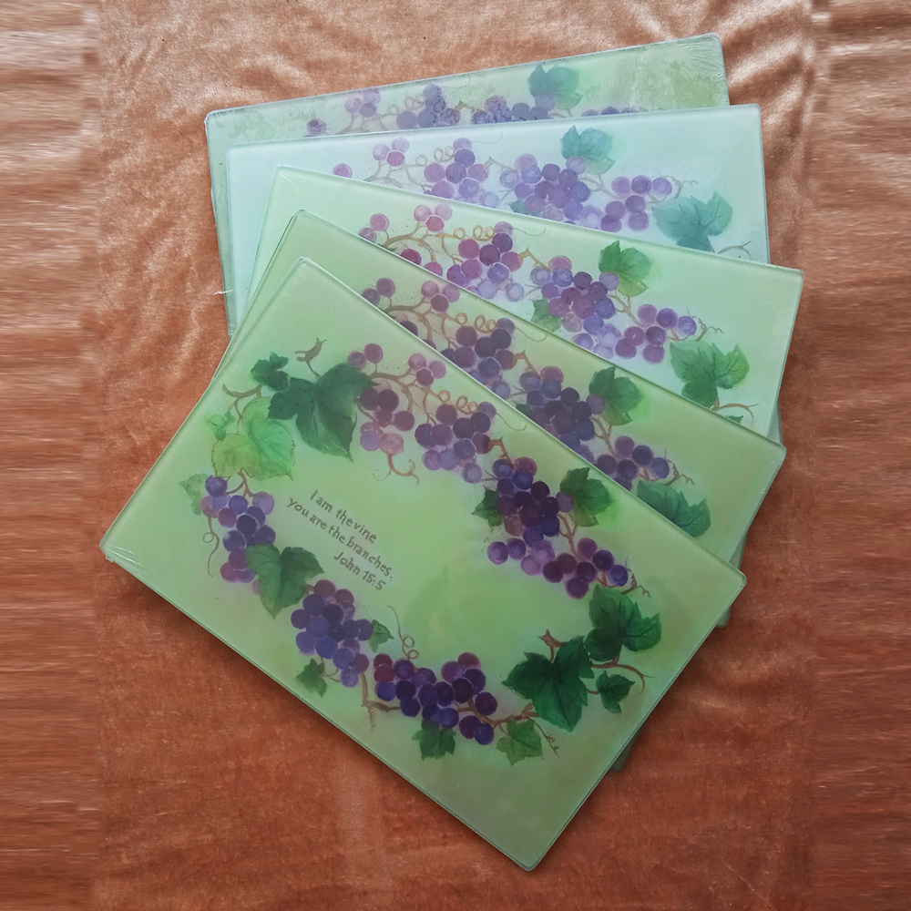 Sustainable Design Clear Float Glass Coaster Mats Pads for Table Decoration 3000 Sets