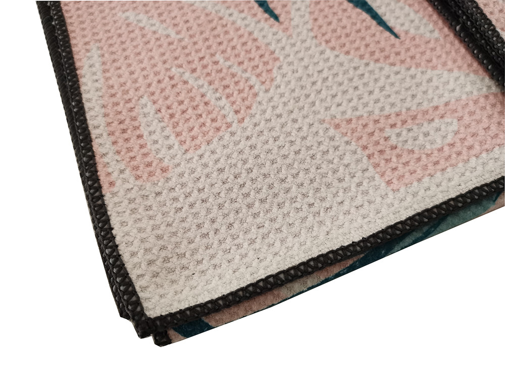 Microfiber Custom Printed Sand Free Beach Towel Waffle Fabric