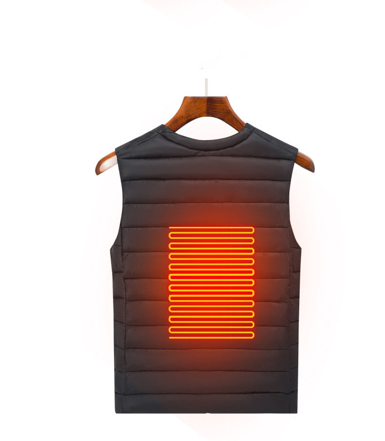 Unisex Electric Heated Vest With Customizable Heating Settings For Personalized Comfort