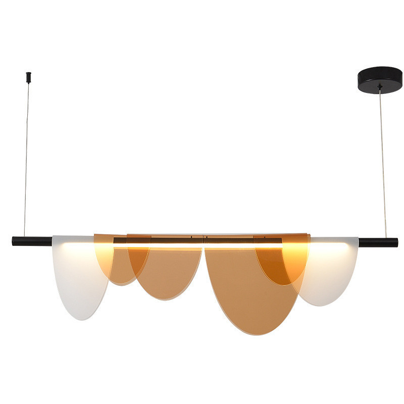 Amber And White Restaurant Chandelier High Color Rendering LED
