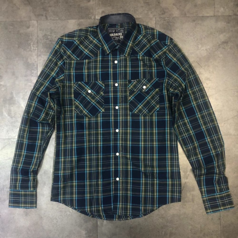Men'S 8 Color Cotton Plaid Shirts