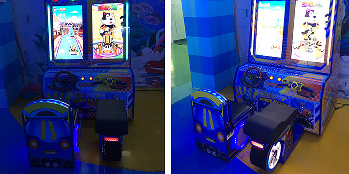 3d Video Car Racing Arcade Games / Coin Operated Amusement Machines