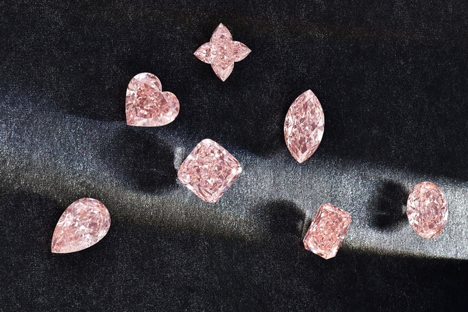 100% Carbon Lab Grown Pink Diamonds Man Made Synthetic Diamond