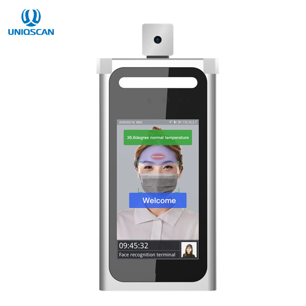0.2 Seconds Fast Face Recognition Thermal Thermometer Temp Measuring Flap Barrier Gate