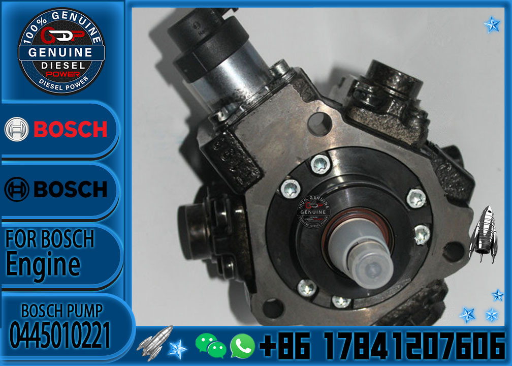New diesel common motorcycle rail injector 0445010182 0445010221 pump