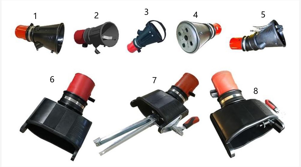 8m 10m 12m Vehicle Exhaust Extraction System Slide Rail Type Exhaust Hose Reel