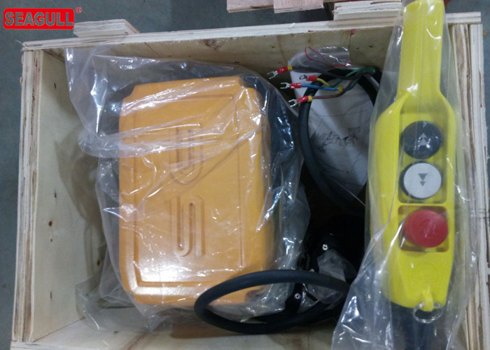 Small Yellow 500kg Electric Chain Hoist For Construction , Lifting Speed 8 m / Min