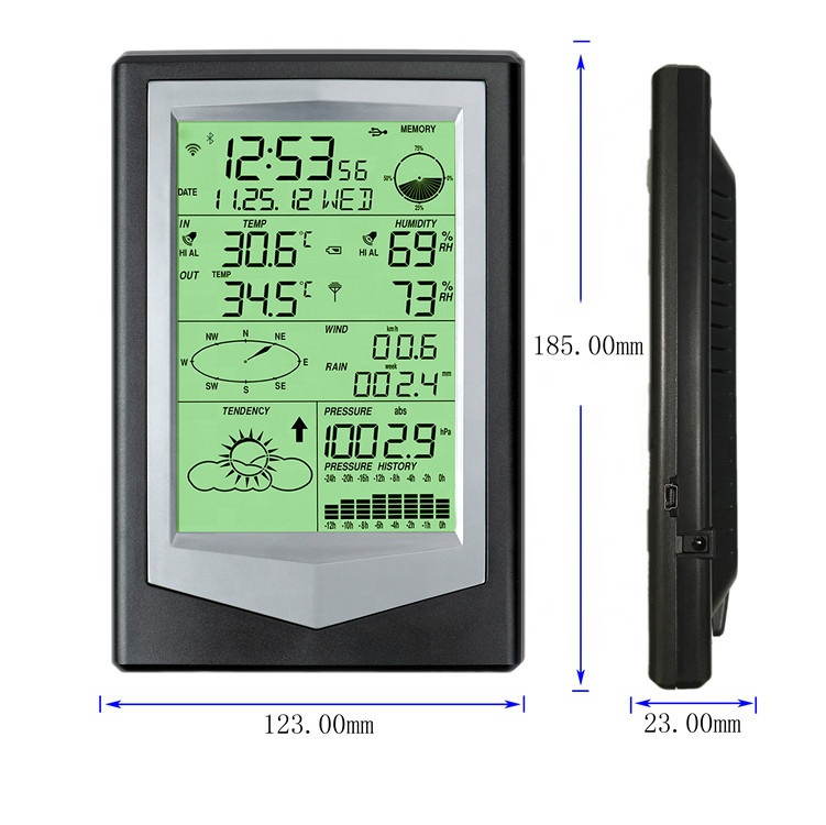 Wind Direction And Speed Outdoor Solar Wifi Weather Station