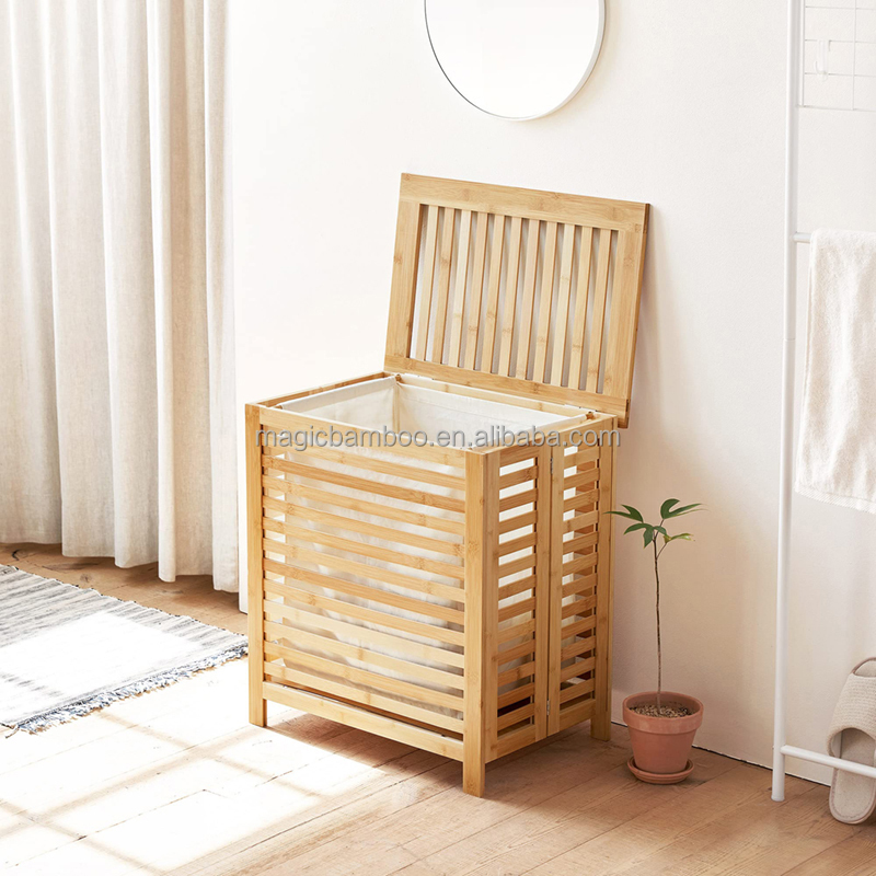Collapsible Organizing Bathroom Storage Basket Laundry Container
