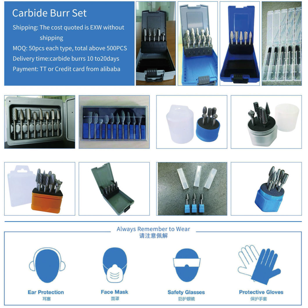 3mm Cutter Rotary Files Bit 1/8 Tungsten Carbide Burr