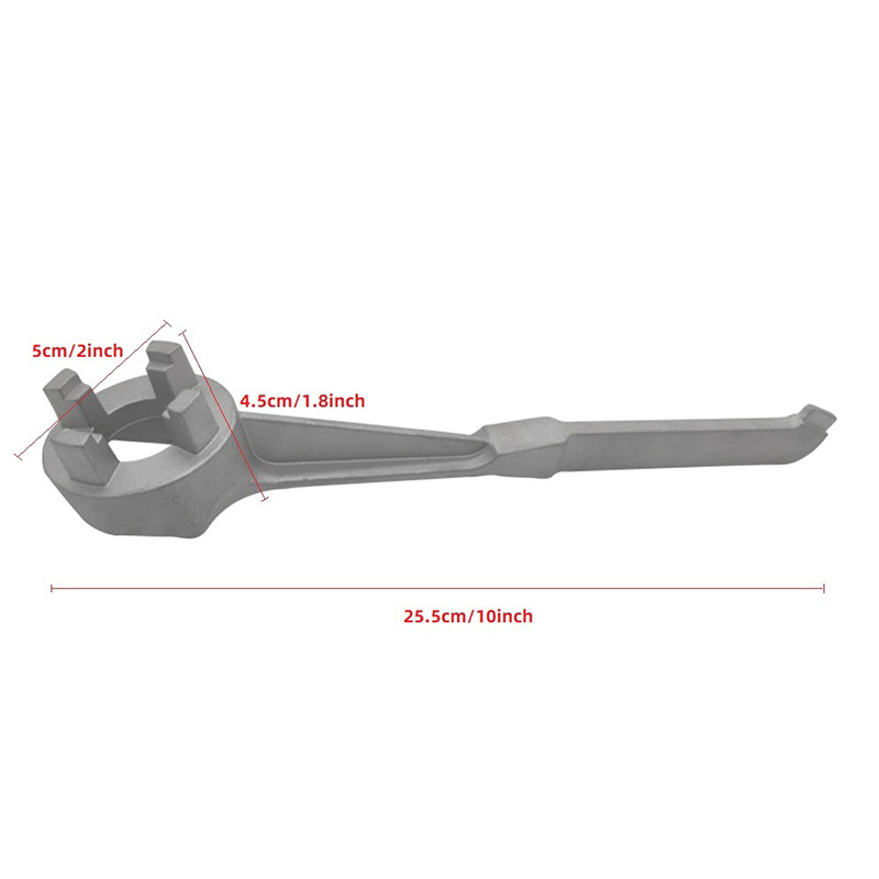 AA4C Bung Wrench Drum Wrench Aluminum Barrel Wrench Opener Tool Aluminum Drum Key