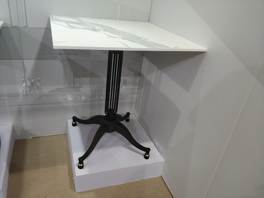 Wholesale Commercial Furniture Cross Table Base Powder Coat Height 28'' Designer Model