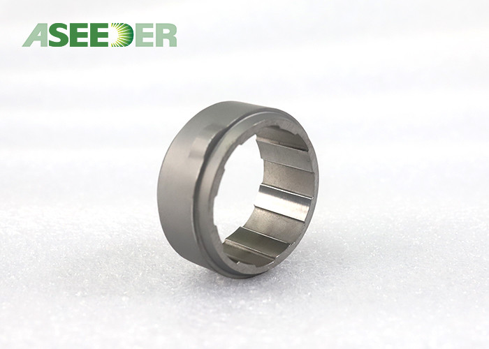 Custom Carbide Thin Wall Sleeve Bushing , Machining Tungsten Carbide Bearing