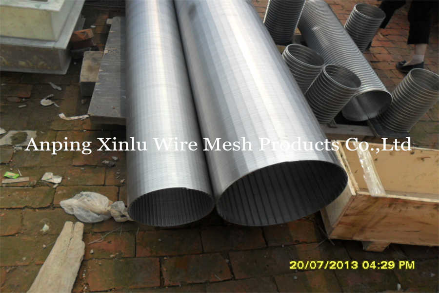 Stainless Steel Vee Wire Screen Basket With Continuous Slotted Opening