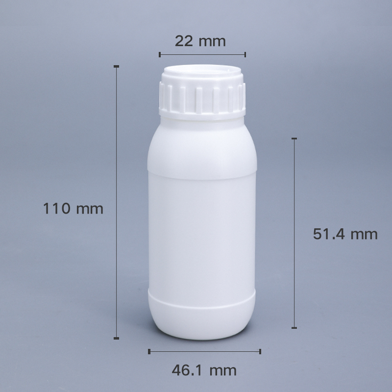 50ML Plastic Bottles EVOH Material White Empty Dispense Bottle For Bait Packaging In HDPE