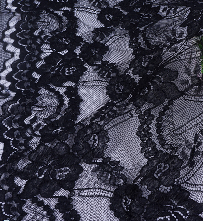 2017 Newest Fashion Cord French Lace Fabric with Different Color