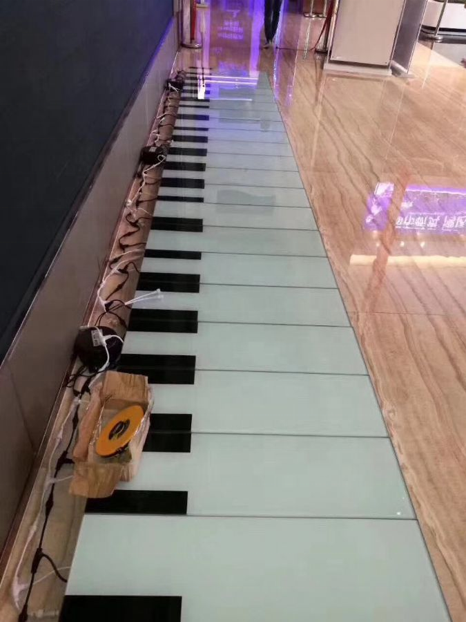 Piano Music Dance Floor for Event Dancing Tiles RGB Lecture Stage Club DJ Equipment 1-