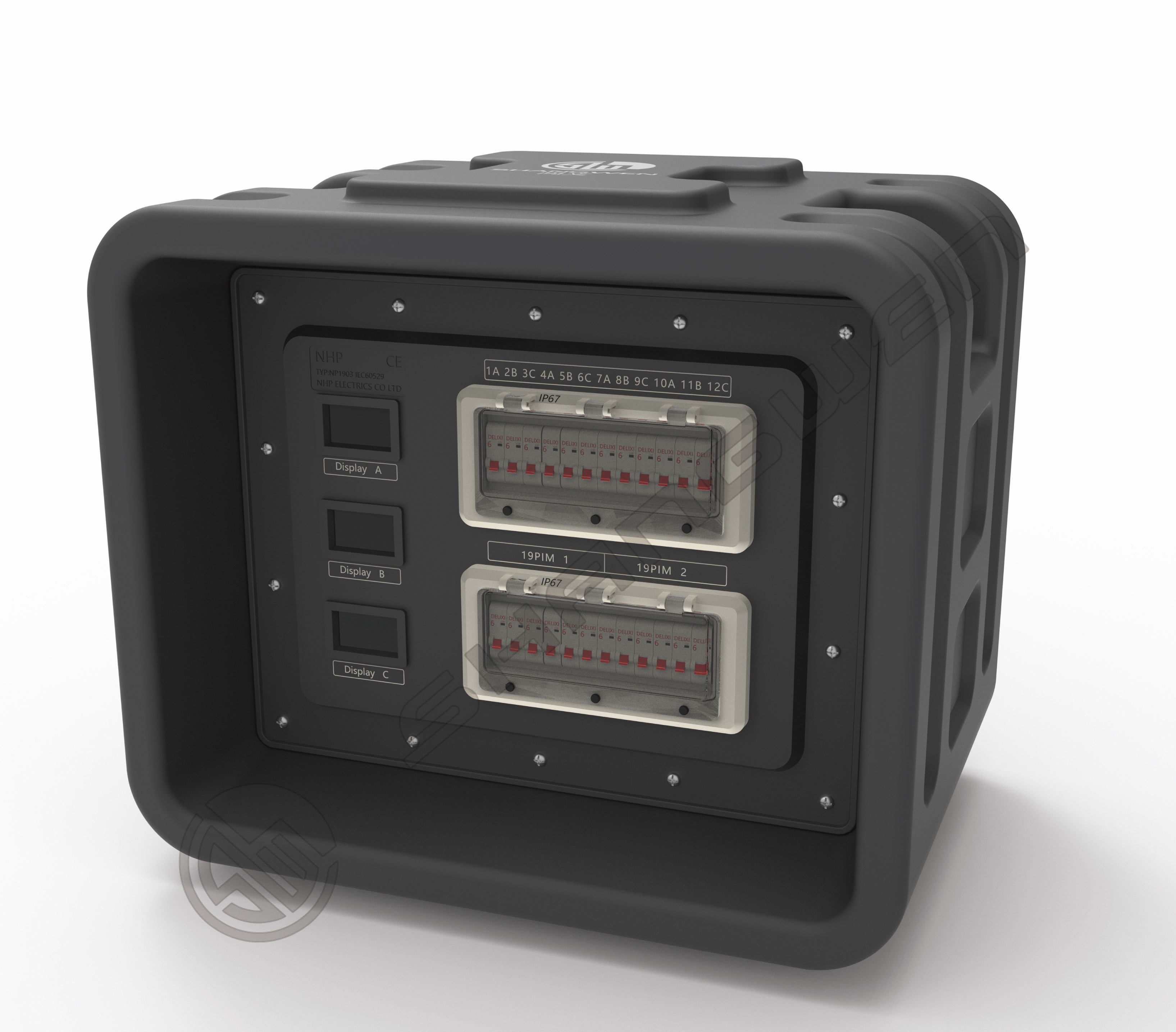 Professional Stage Light Power Distribution Box 12 Channels with 19 Pin Socapex