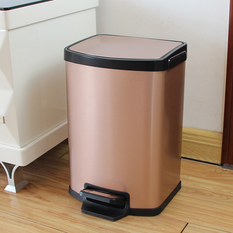 Scratch Proof 1.85 Gallon Stainless Steel Pedal Trash Can
