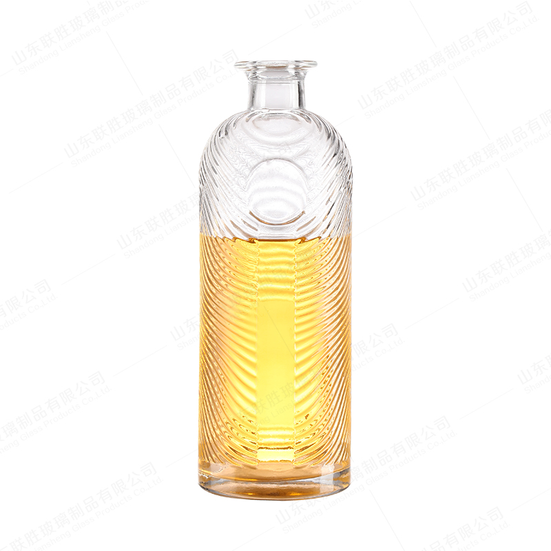 Clear Glass Vodka Whiskey Bottles 375ml 500ml Super Flint Glass Liquor Spirit T Cork
