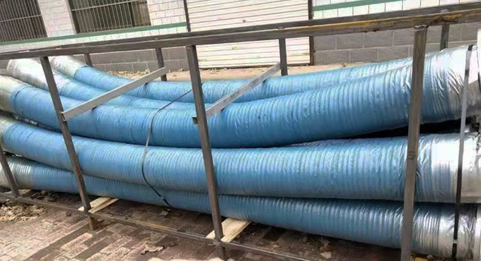 Dredge Line Discharge Hose Pipe 10-21 Bar with Coupling Connection