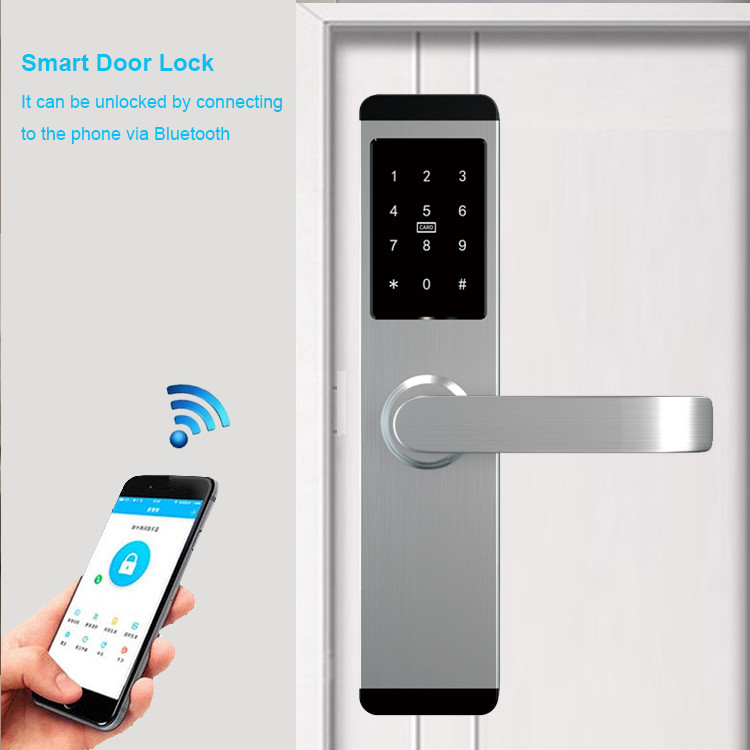 263×59mm Smart Password Lock SS304 Mortise DC6V AA For Apartment Hotel