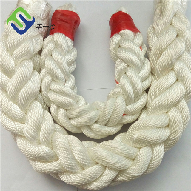 Vessel 12 Strand 10" Nylon Mooring Rope 220 Meters Length Eco Friendly