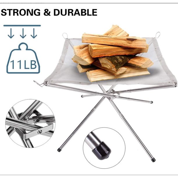 201 STAINLESS STEEL PORTABLE FIRE PIT