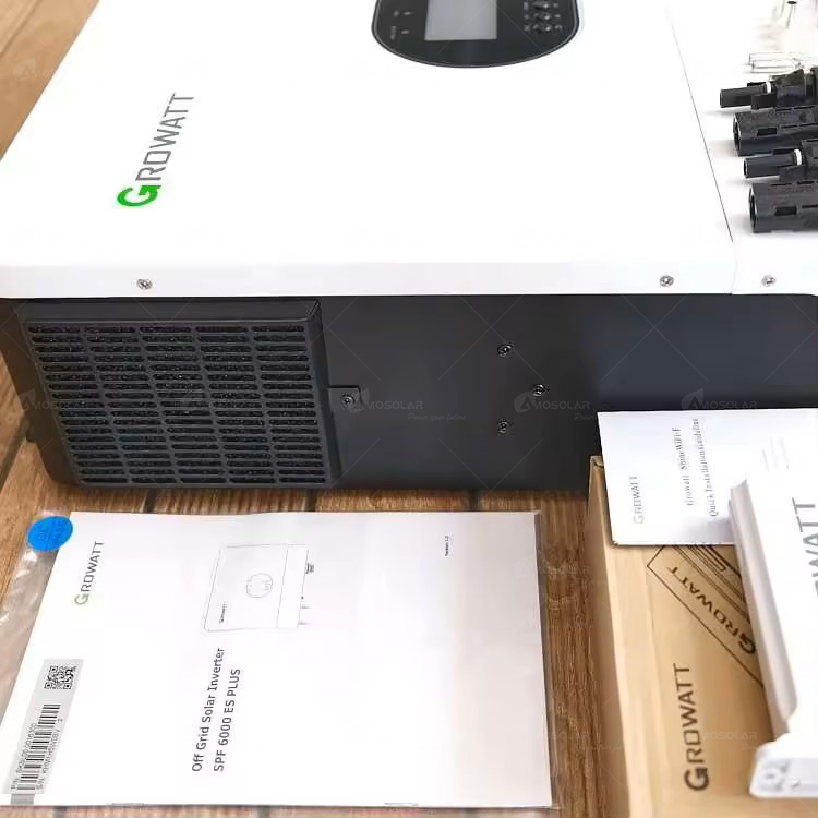 Off Grid Storage Solar Inverter SPF 6000Es Plus Output Voltage 100-240V / 380-415V 13.5KG