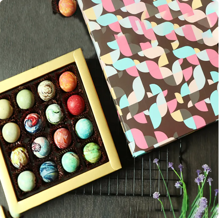 Customize Valentines Sweet Candy Small Chocolate Box Packaging with Magnetic Closure