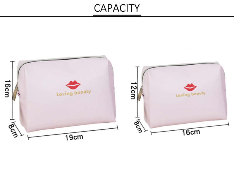 Custom Own Logo Makeup Pouch Mini Cosmetic Bag For Women Girls