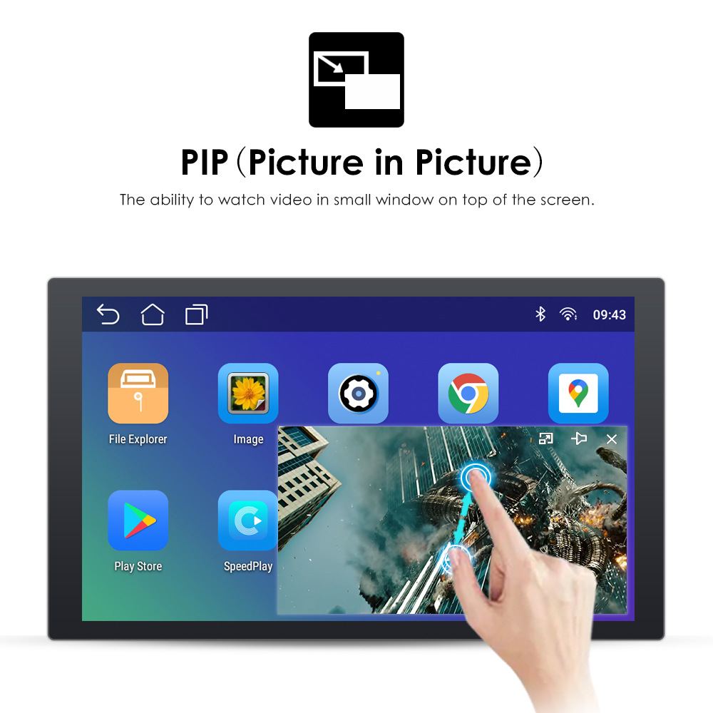 Universal 9inch T5 Carplay For Volkswagen Multimedia 2 Din Car Audio Android Stereo