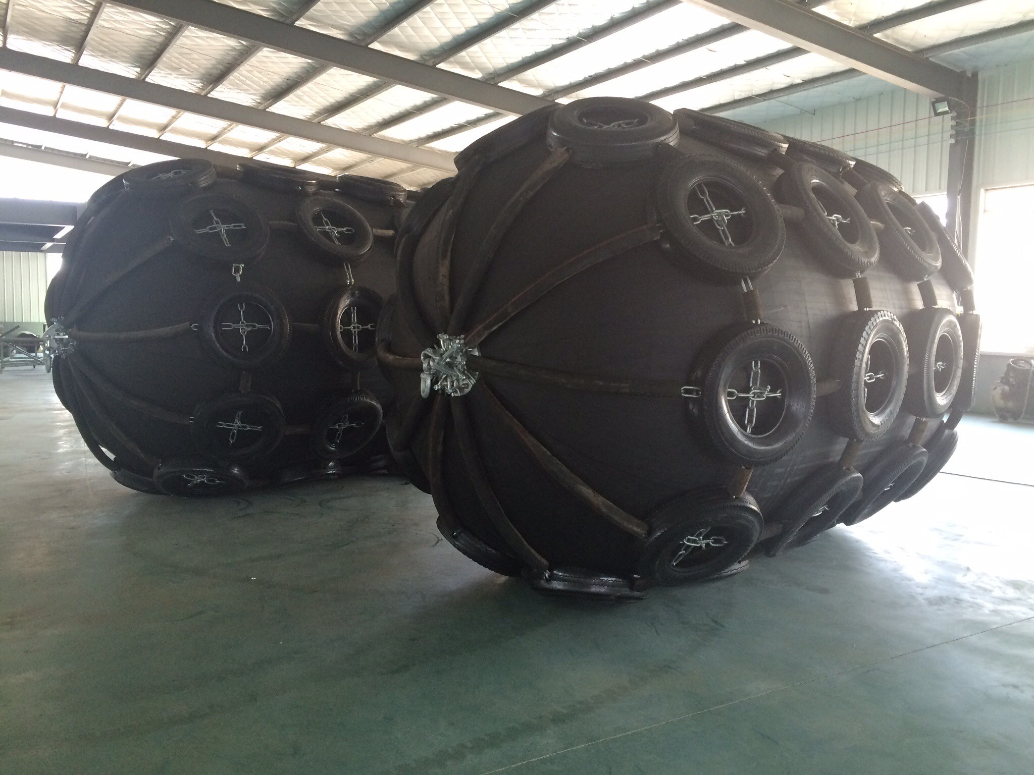 Integral Winding Floating Yokohama Pneumatic Rubber Fenders D1700x L3000