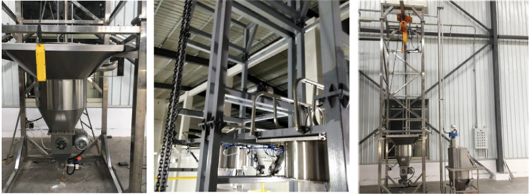 Corn Grain Big Bag Unloader For Sale Bulk Bag Unloader System Stations