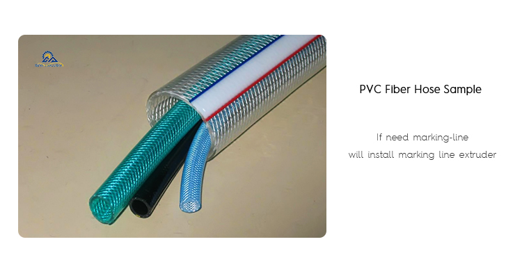 Fiber Reinforced PVC Garden Hose Making Machine 15kW