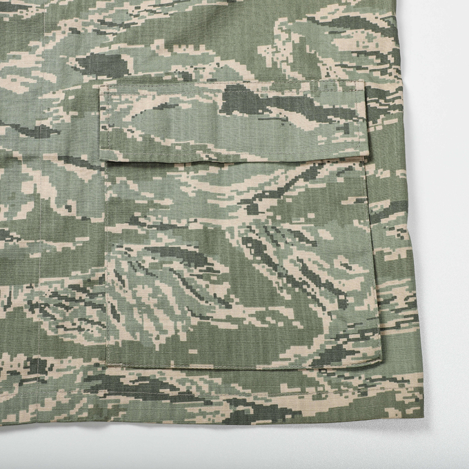 BDU American Tiger Camoulfage Plaid Fabric Army Combat Uniform
