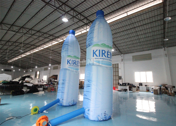Tarpaulin Inflatable Advertising Drinking Bottles For Promotion