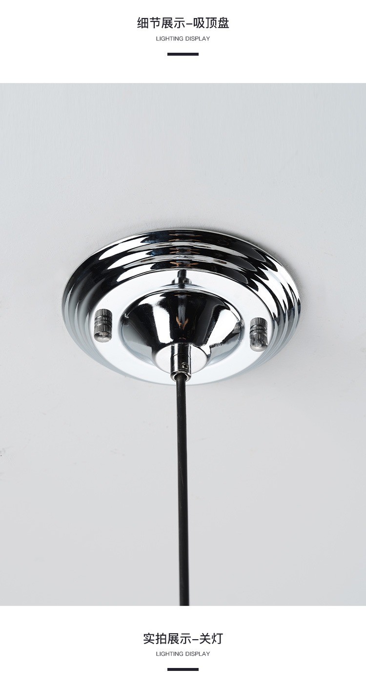 Nordic Middle Ancient Acrylic Beans Pendant Lamp Living Room Dining Room Study Restaurant lamp(WH-AP-548)